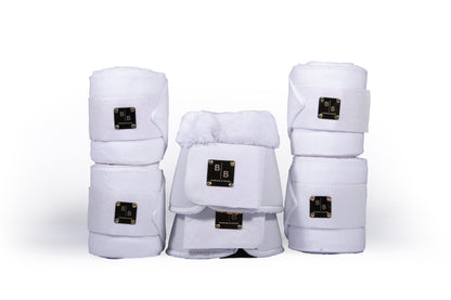 Bell Boots - Glittery White