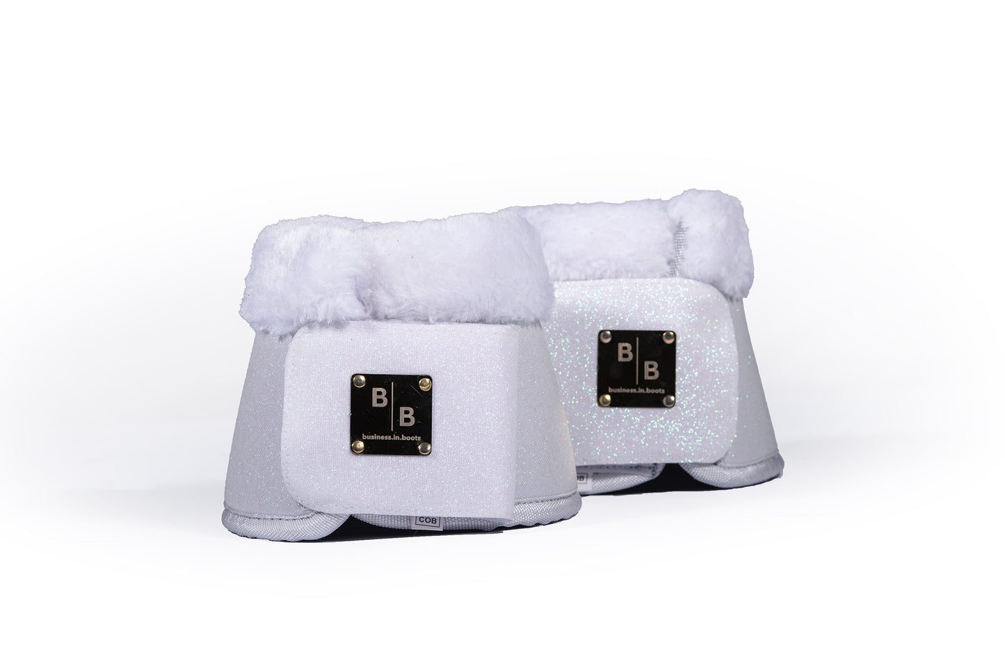 Bell Boots - Glittery White