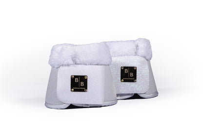Bell Boots - Glittery White