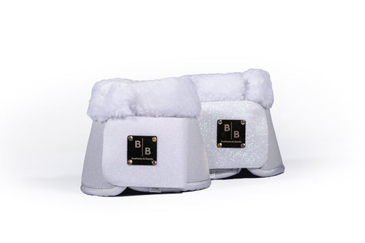 Hufglocken - Glittery White