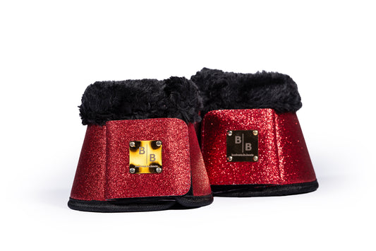 Hufglocken - Glittery Red